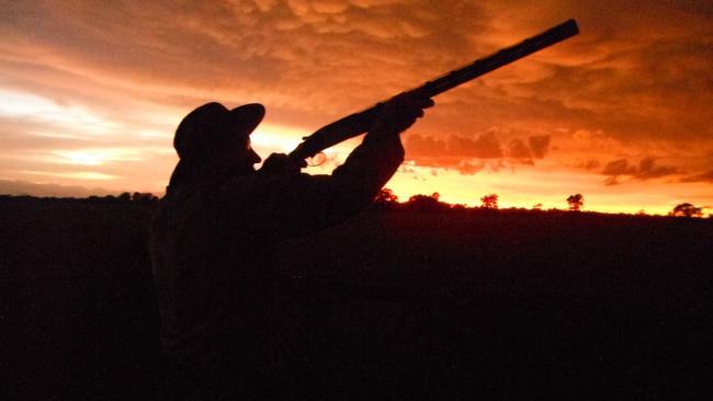 A great part of the Territory lifestyle opened last Wednesday morning with the opening of the NT Waterfowl Hunting season on public hunting reserves. Picture: BART IRWIN