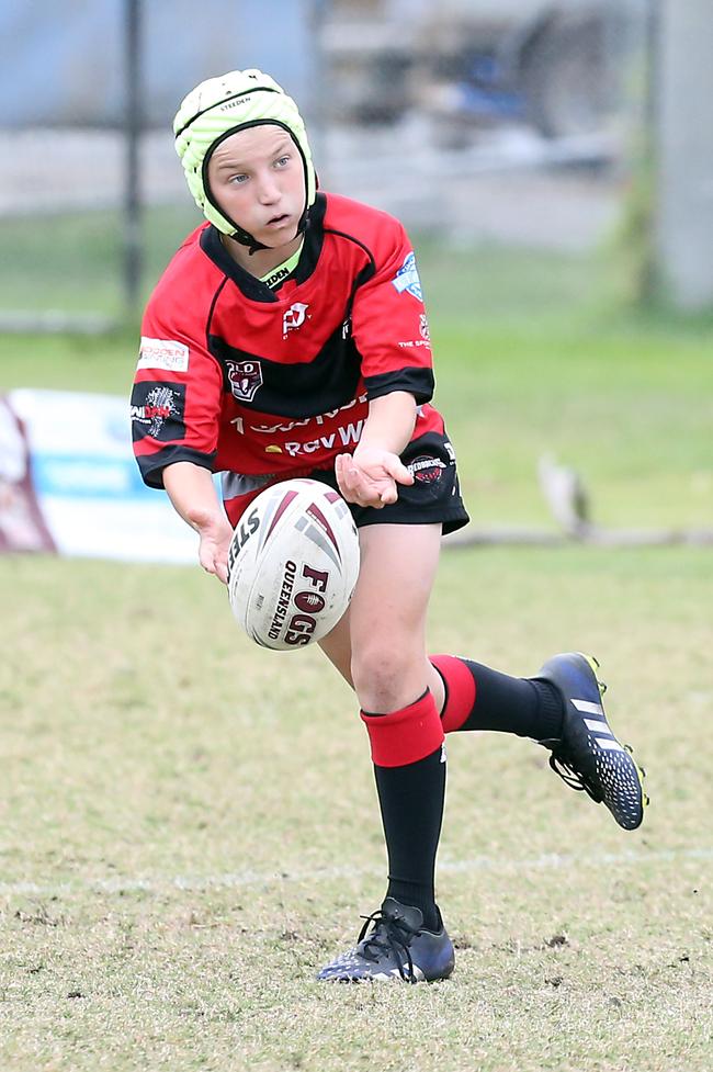 A Rugby League Gold Coast junior gala day at Burleigh Bears Junior Rugby League Club. Under 14s. Mudgeeraba vs Helensvale. 5 September 2021 Miami Picture by Richard Gosling