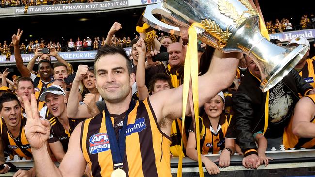 Brian Lake arrived at the Hawks in 2013 and won premierships the next three years. Picture: Nicole Garmston