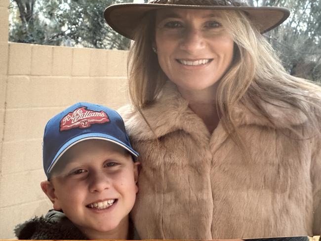 Janet Albrechtsen with her son Jamie.