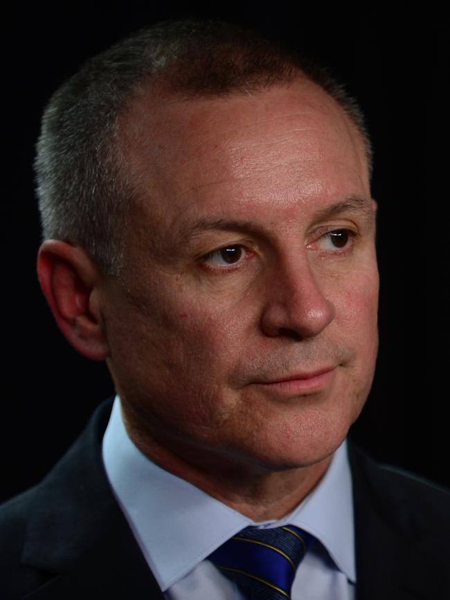 Premier Jay Weatherill speaks to the media today. Pic: Tricia Watkinson.