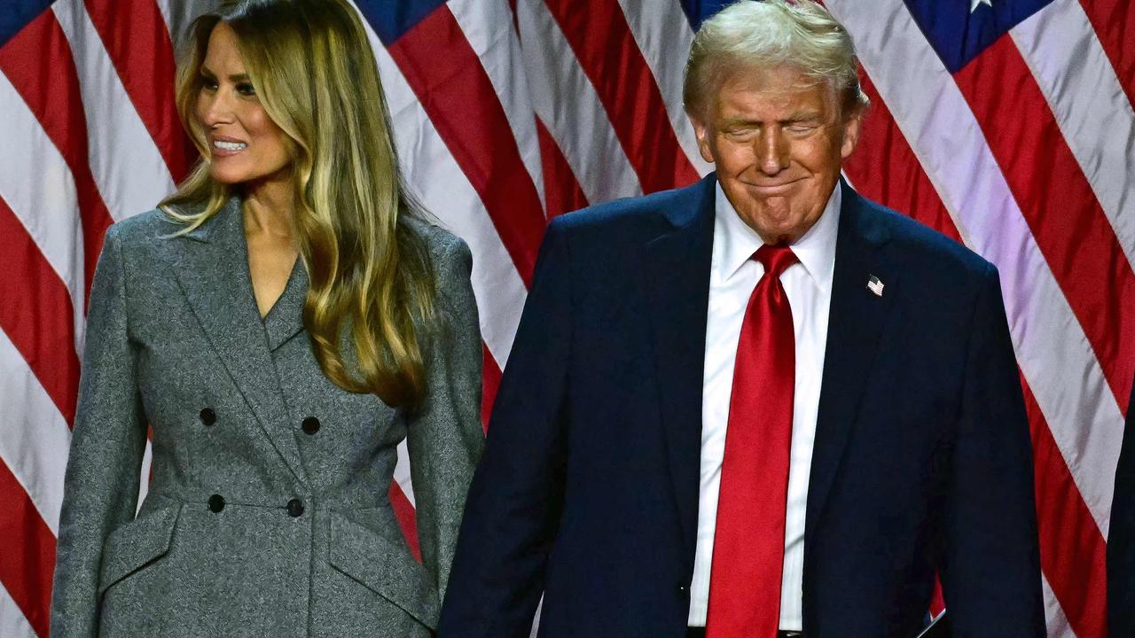 President-elect Donald Trump and his wife Melania. Picture: Jim Watson/AFP