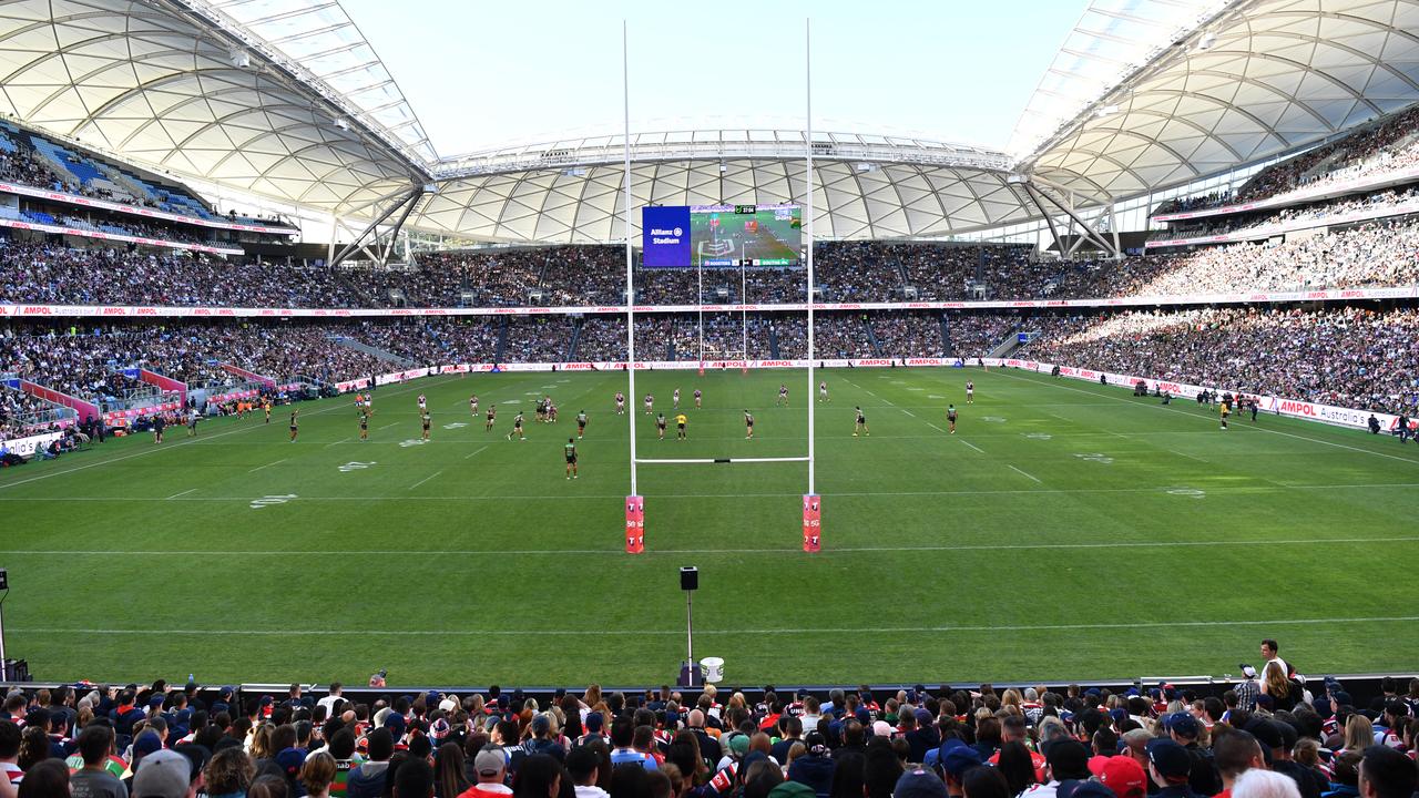 A bumper crowd for the Rabbitohs-Roosters QF last year. Picture: NRL Imagery