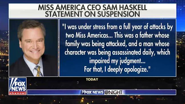 Miss America CEO suspended over inappropriate emails