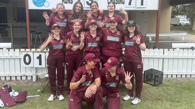 Caboolture women's cricket team.