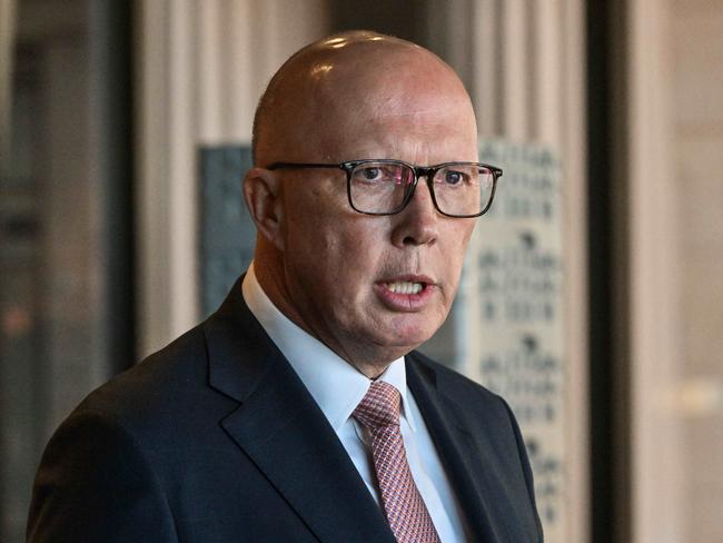 Opposition Peter Dutton appears the clear choice in the upcoming federal election. Picture: NewsWire