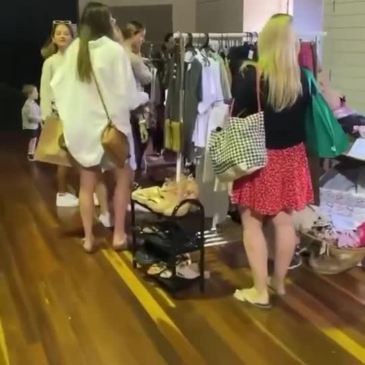 WATCH: Barely Worn market in Coolum