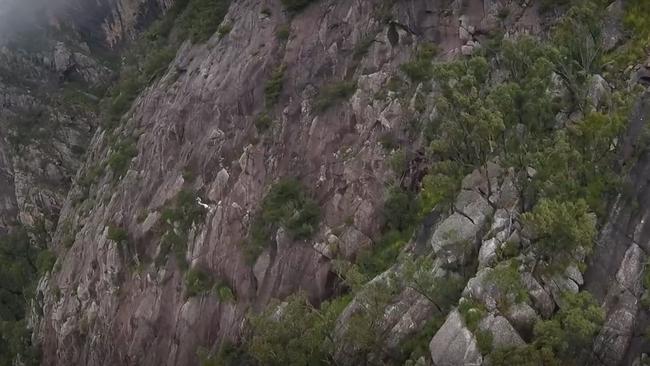 Video reveals the treacherous terrain. VIDEO: RACQ LifeFlight Rescue