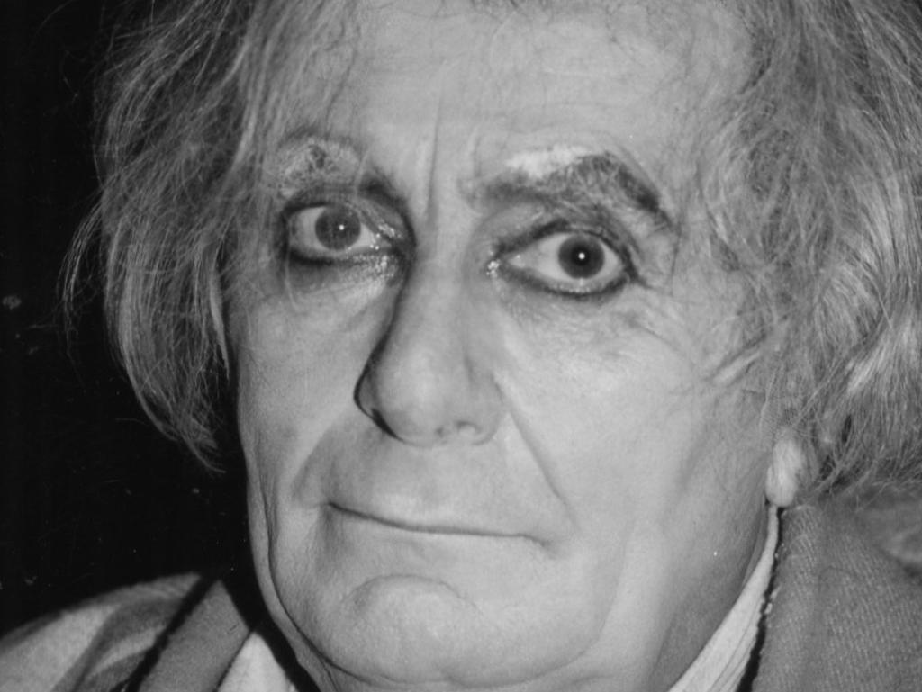 Barry Humphries as Sandy Stone, an “elderly, childless man from Melbourne”.