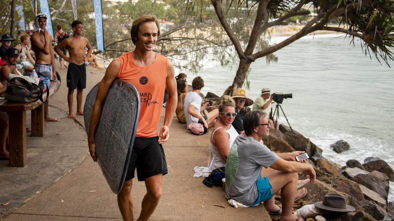 Harrison Roach at the Noosa Longboard Open