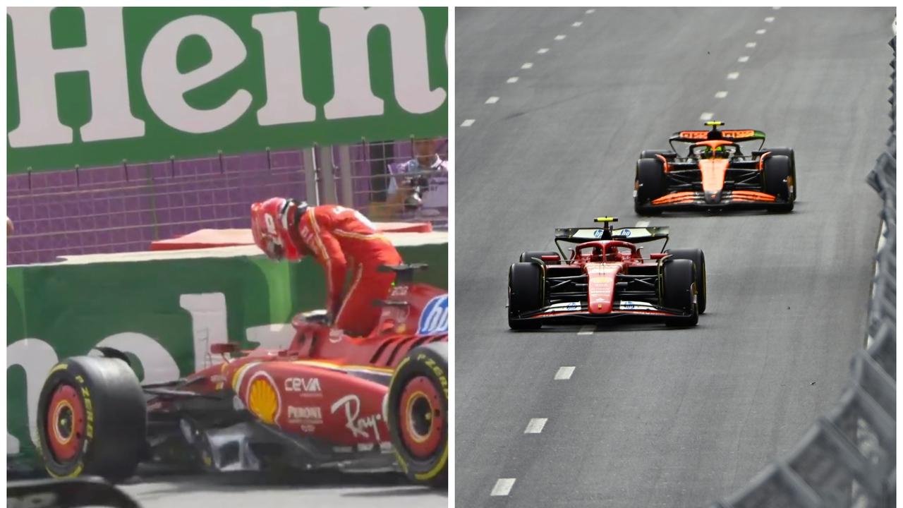 Charles Leclerc recovered from a crash early in the day to top the times for Ferrari