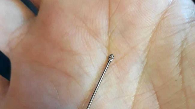 SPIKED: Needles have been found in strawberries nationwide this week and are believed to be the work of a disgruntled employee. Picture: Facebook: Angela Stevenson