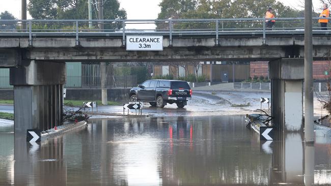 Traralgon is mopping up the mess after its floods. Picture: David Caird