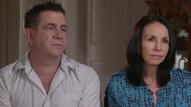 “You resign yourself, you say ‘look, if you want this you’re going have to pay for it’”: Greg and Kim Castles searched for a donor via a newspaper classified advertisement. Supplied by Channel 9