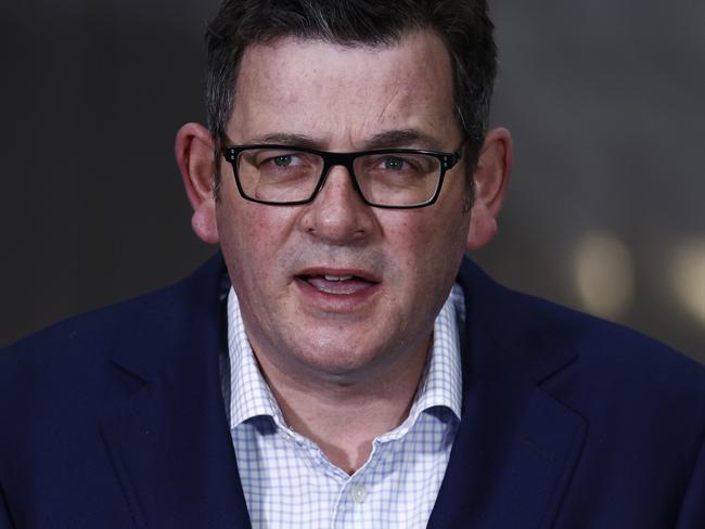 MELBOURNE, AUSTRALIA - NewsWire Photos AUGUST 20, 2021:  Premier of Victoria, Daniel Andrews addresses the media during a press conference in Melbourne, Victoria. Picture: NCA NewsWire / Daniel Pockett