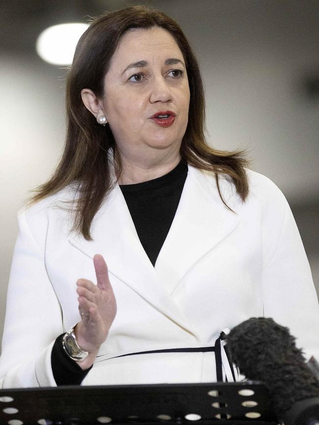 Queensland Premier Annastacia Palaszczuk. Picture: NCA NewsWire / Sarah Marshall