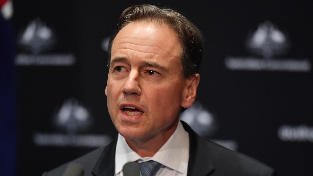 Federal Health Minister Greg Hunt has warned Victorians could face a return to lockdown conditions as cases spike. Picture: AAP Image/Mick Tsikas