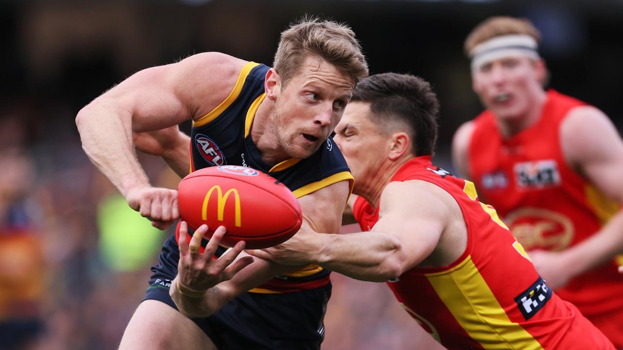 Rory Sloane is recovering from eye surgery. Picture: James Elsby/AFL Photos via Getty Images