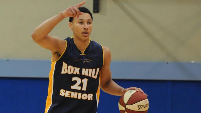 NBA draft hopeful Ben Simmons heads back to Box Hill Senior Secondary  College
