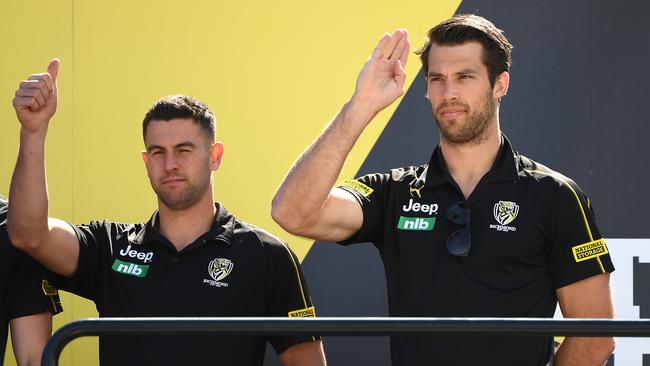 Jack Graham and Alex Rance missed the Grand Final with injury. Picture: Getty Images