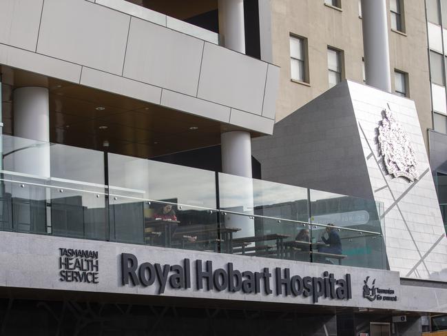 The Royal Hobart Hospital K-Block entrance.Picture: Linda Higginson