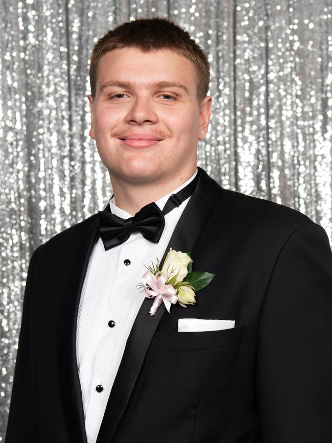 Royston Whitham at his school formal.