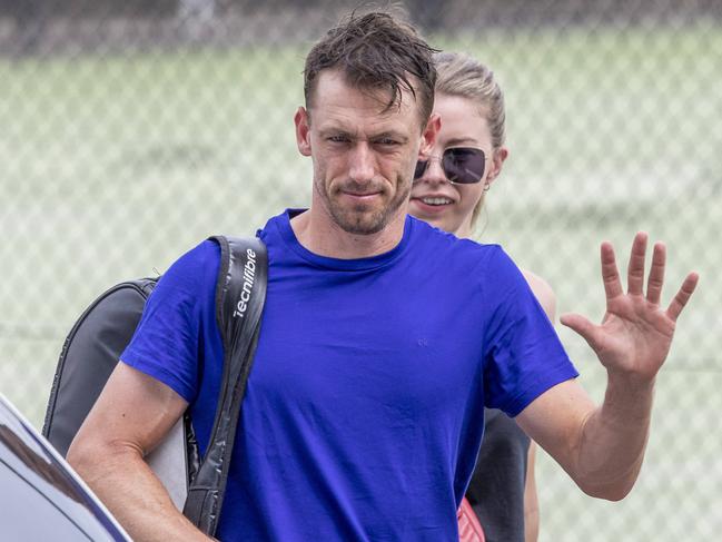 John Millman’s been training hard ahead of the ATP Cup. Picture: Tim Carrafa