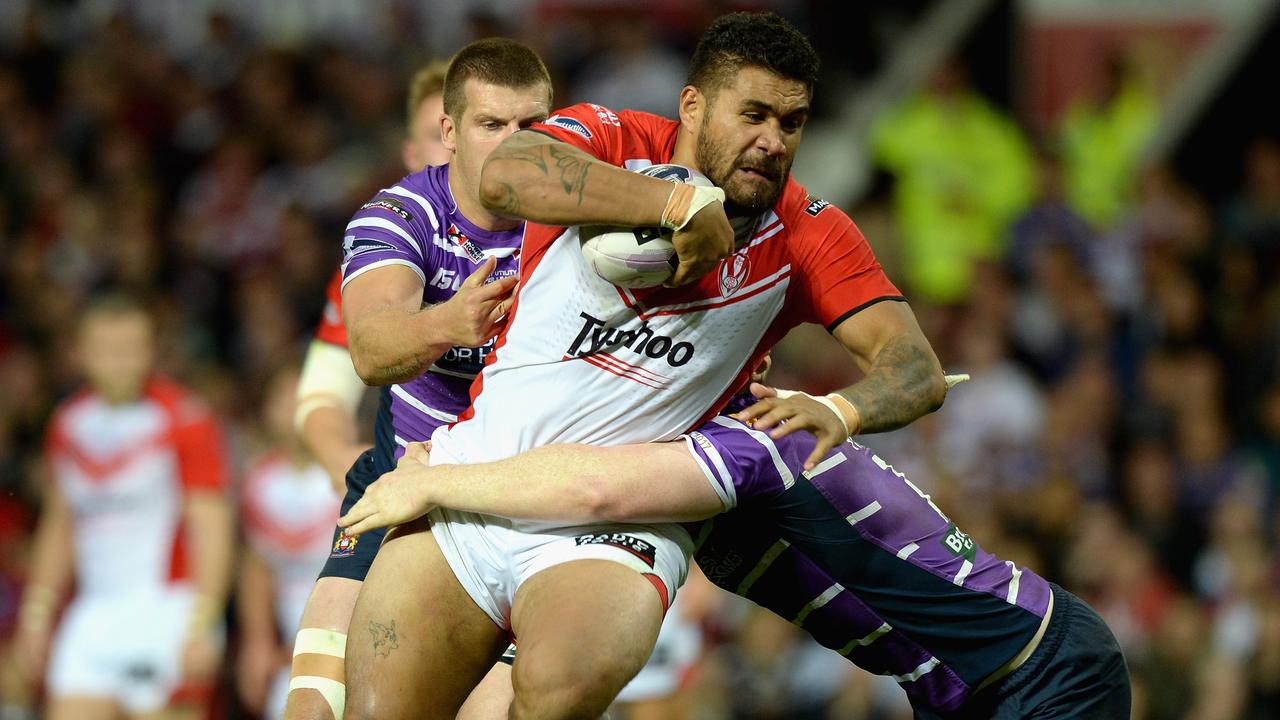 Mose Masoe in action for St Helens in 2014. Picture: Getty Images