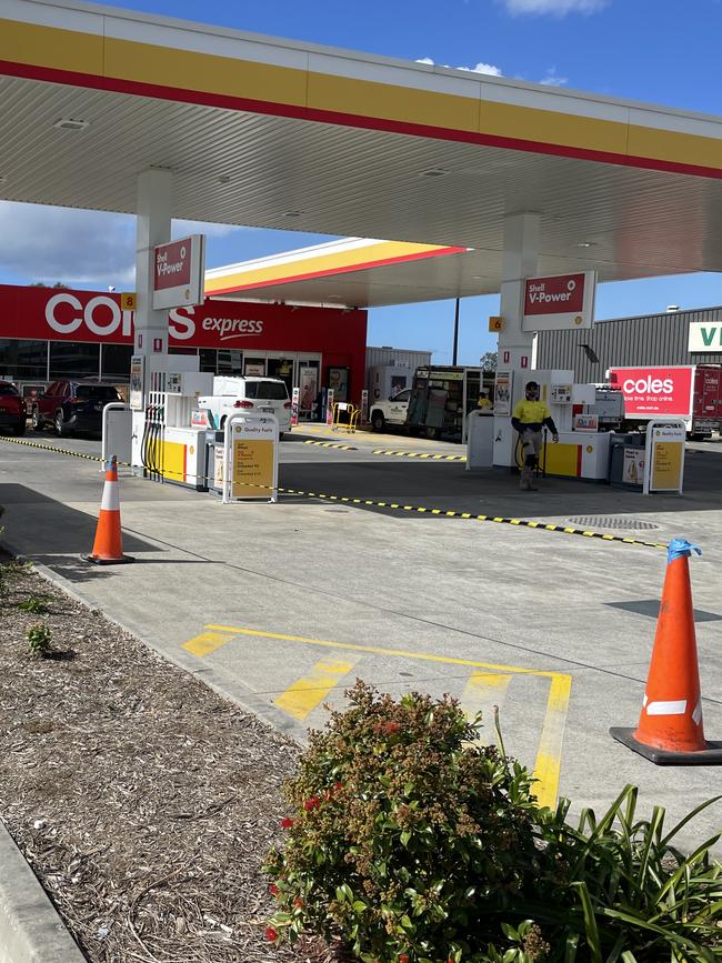 Service stations robbed in Pimpama overnight. Picture: Charlton Hart