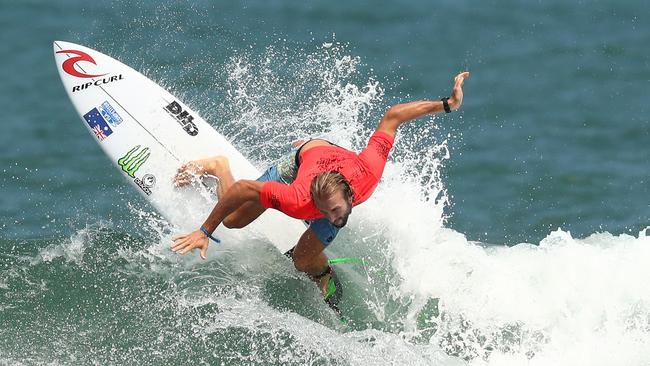 Owen Wright of Australia competing at Kisakihama Beach at the World Surfing Games in Miyazaki, Japan in September. Picture: Getty Images
