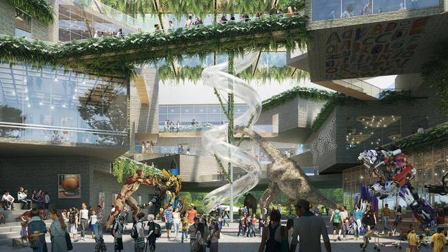 A concept image of a potential future children's museum in Brisbane. Picture: Urbis