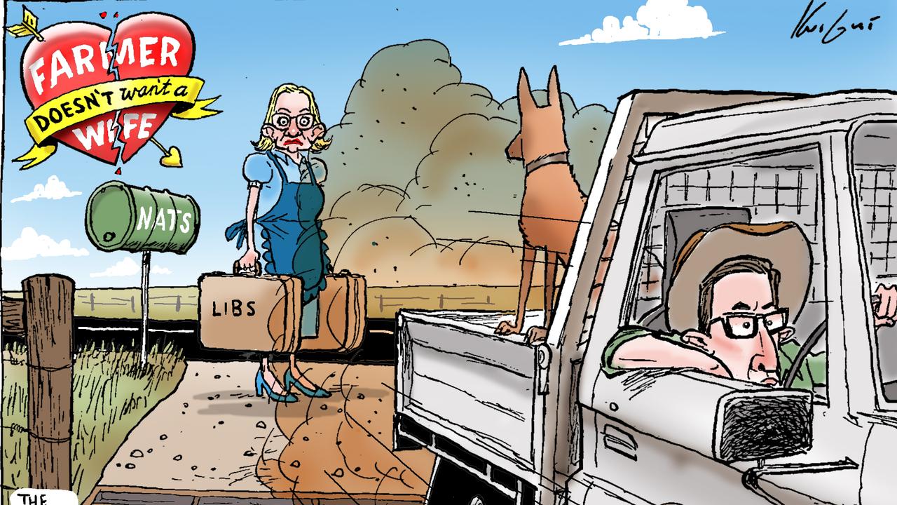 Country romance over for Coalition