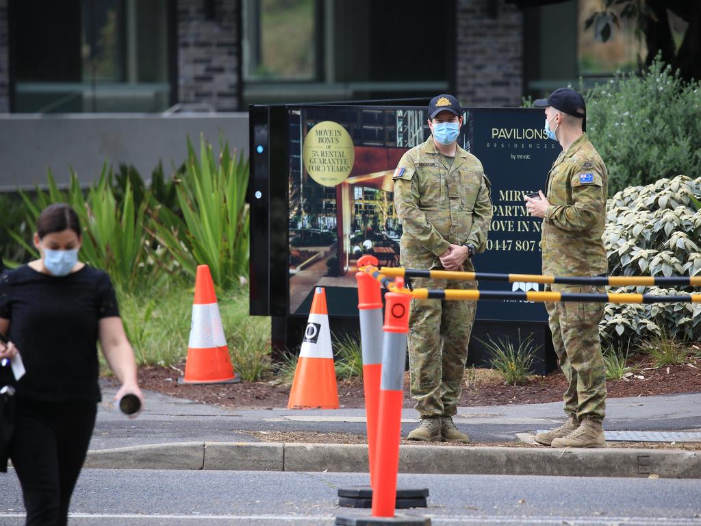 Mr Morrison has said in the past Australia’s vaccination rollout could have been faster if the process was given to the ADF to run earlier than May 2021. Picture: NCA NewsWire / Christian Gilles