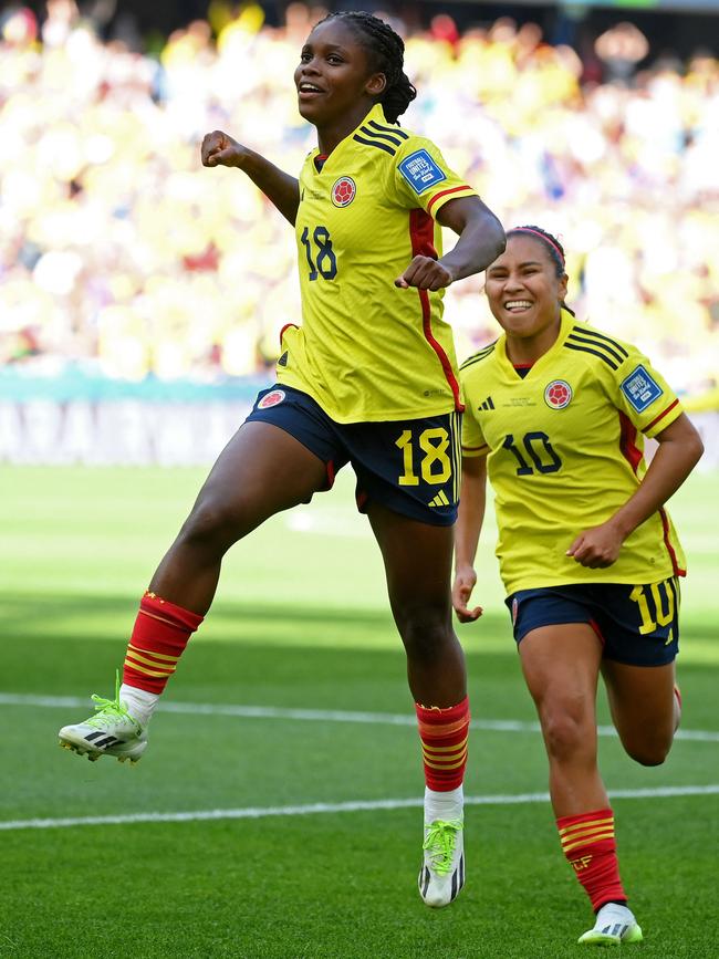 The Real Madrid star netted for Colombia in a 2-0 win over South Korea. Picture: Franck Fife / AFP