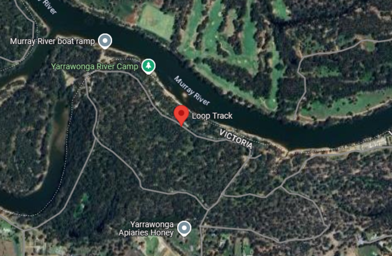 The incident occurred at the Loop Track camping area in Yarrawonga.