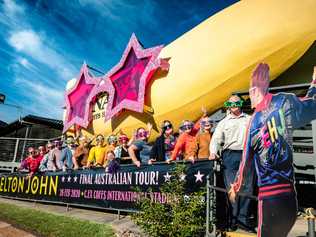 Coffs Harbour celebrates Elton mania. 