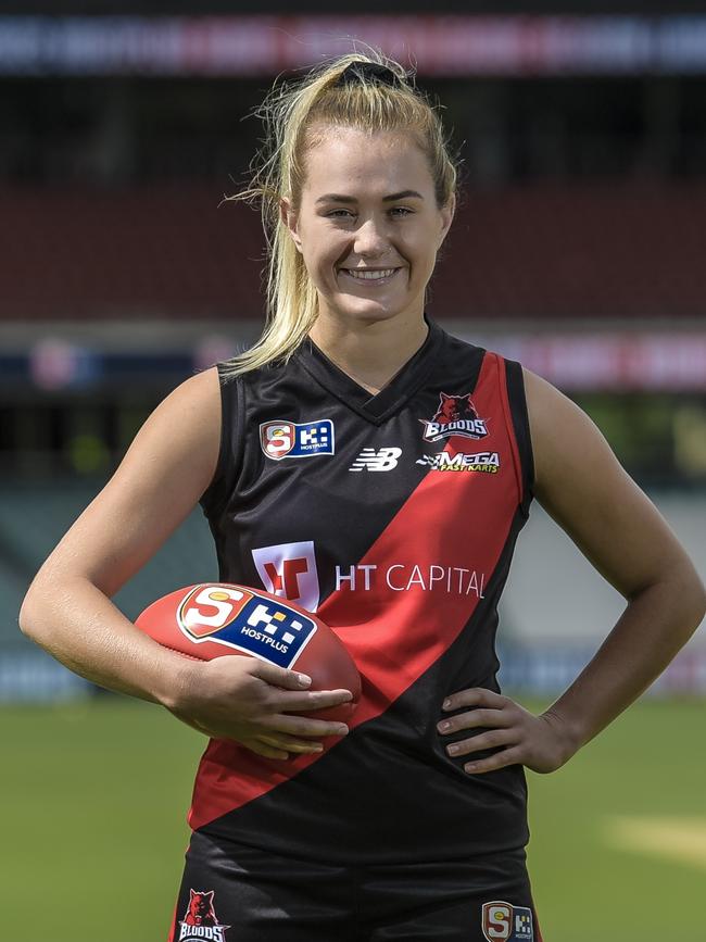 Bloods captain Madi Russell. Picture: SANFL