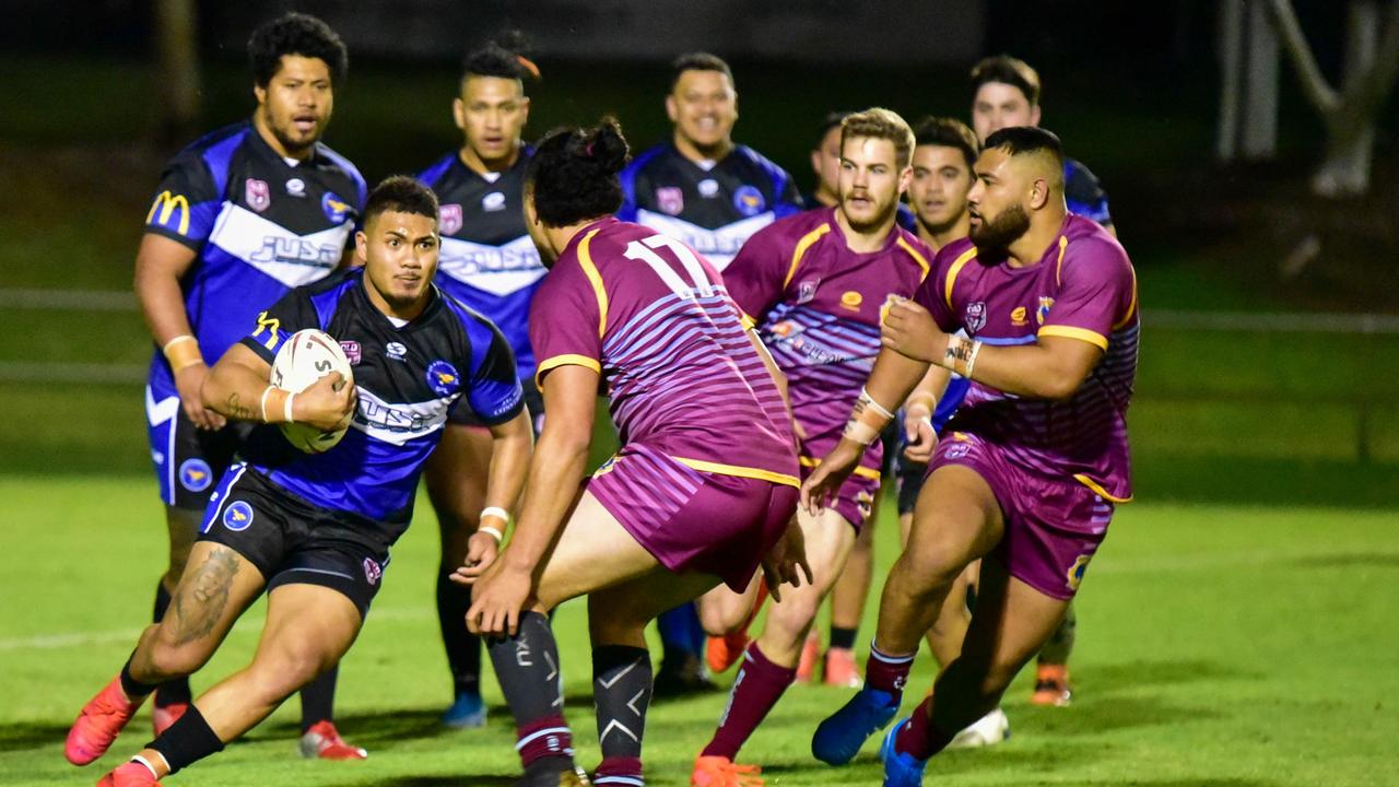 Competition heavyweights Goodna and West End are preparing for another massive clash in next Saturday’s Volunteers Cup semi-final at the North Ipswich Reserve. Picture: Bruce Clayton