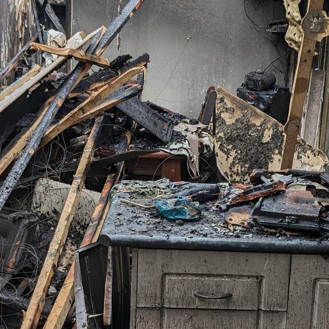 A house on Monash St, Melton South was destroyed by fire in March and now a GoFundMe has been established to raise money for the impacted family. Picture: Louise Sant