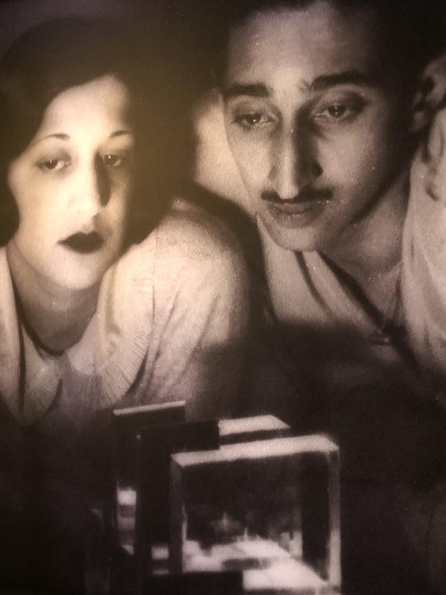 Man Ray’s maharajah and his maharani.