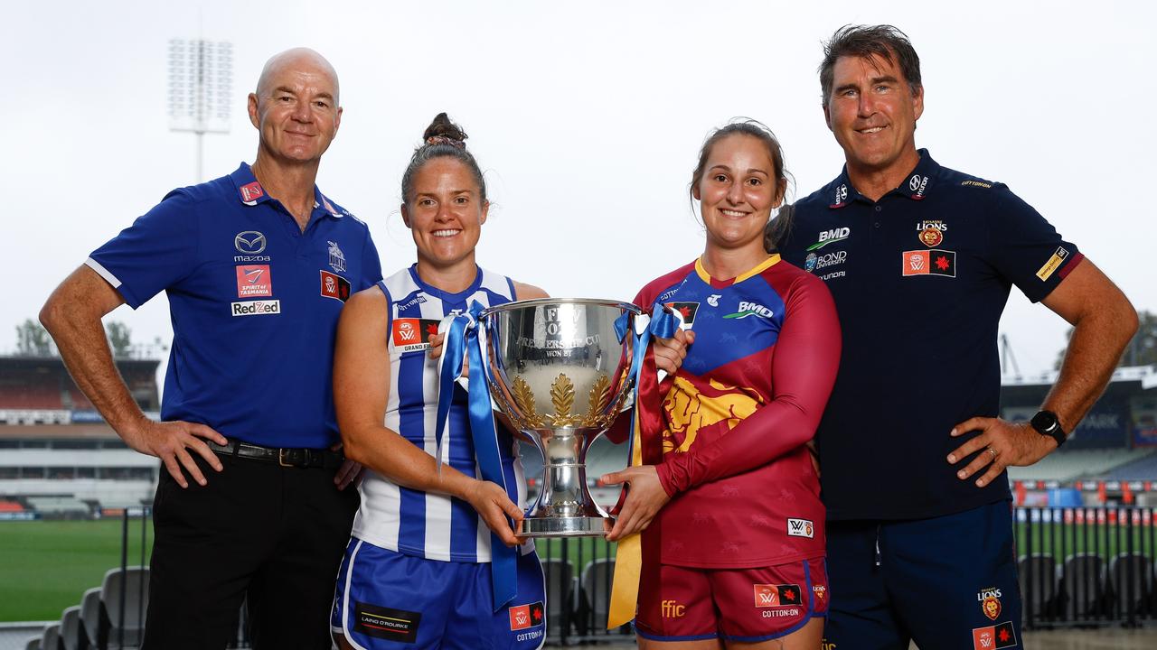 AFLW Grand Final 2023 North Melbourne V Brisbane: Kangaroos Embracing ...