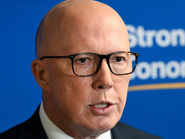 Peter Dutton is ramping up his claims that Labor is plotting a de facto ‘inheritance tax’ on super balances over $3 million as the polls suggest he’s taken another hit. (Photo by Dan Peled/Getty Images)