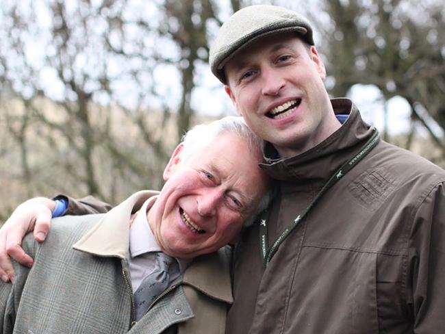 Prince Charles and Prince William share a fun intimate moment at Sandringham in December 2019. Source: Instagram @kensingtonroyal