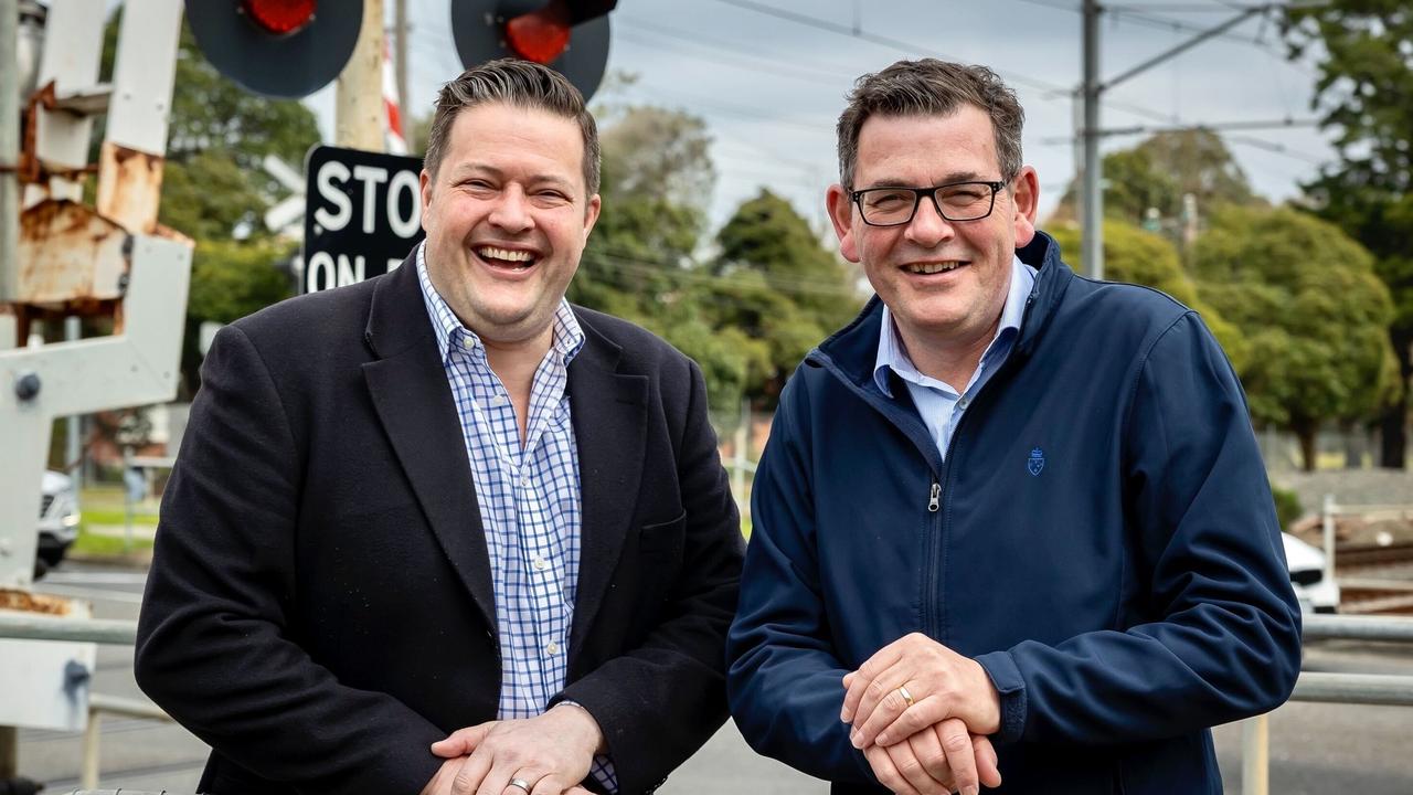 Will Fowles and Daniel Andrews in a picture from Mr Fowles’ Facebook page.