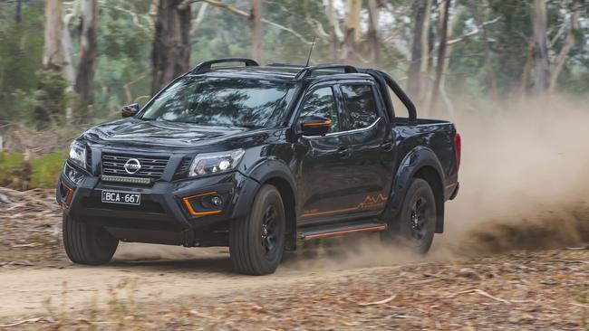 Tough utes compared: Nissan Navara Warrior v Ford Ranger Wildtrak X v Toyota HiLux Rugged X. Photos: Mark Bean.