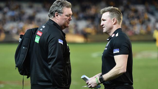 Neil Balme says he’ll be able to continue to work closely with coach Nathan Buckley if he accepts the new role.