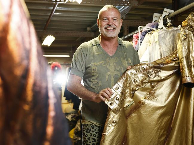 Oscar-winning costume designer Tim Chappel. Picture: Richard Dobson