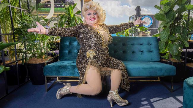 Drag artist Trevor Ashley will close this year’s Adelaide Cabaret Festival with his variety act Showqueen. Picture: Ben Clark