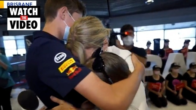 Today Show reporter's emotional reunion at Brisbane airport