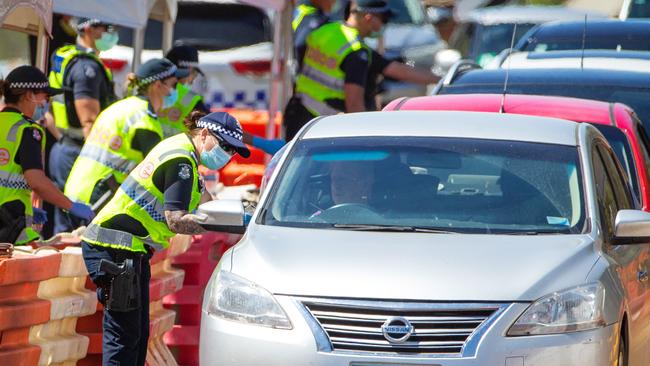 Victoria has reopened its border to regional NSW. Picture: Mark Stewart